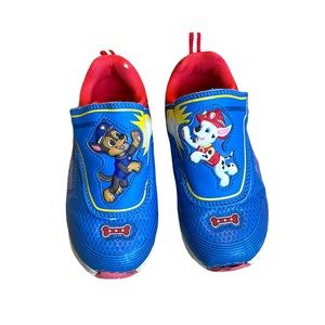 Kids Paw Patrol Light Up Velcro Sneakers Size 10